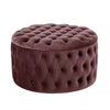 Eleganter runder Hocker mit moderner Aufbewahrungsbox
