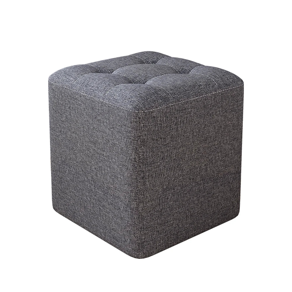 Moderner Pouf-Hocker für Balkon – Quadratischer Fußschutz