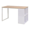 Moderner Schreibtisch 120×60×75 cm – Eiche Braun und Weiß