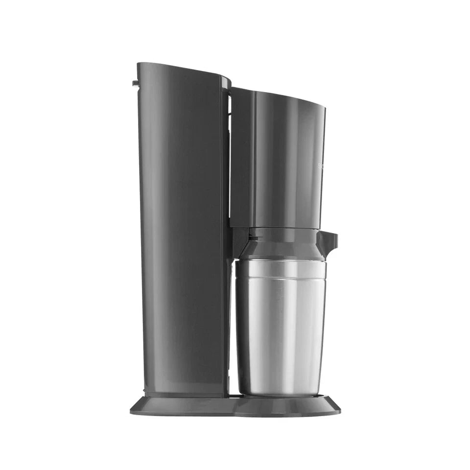 Crystal 3.0 Titanium water carbonator including 1 CO2 cylinder, 3 glass carafes